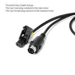 KDH127-052 5 Button Switch For Power Recliner Or Lift Chair With USB Charging Port -Tool Discount Store 0081