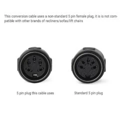 2 Pin To 5 Pin Power Conversion Cable For La-Z-Boy Recliners/Sofas/Lift Chairs -Tool Discount Store 0206 f7d0e34a 4647 48e7 953c 90db95b3ff57