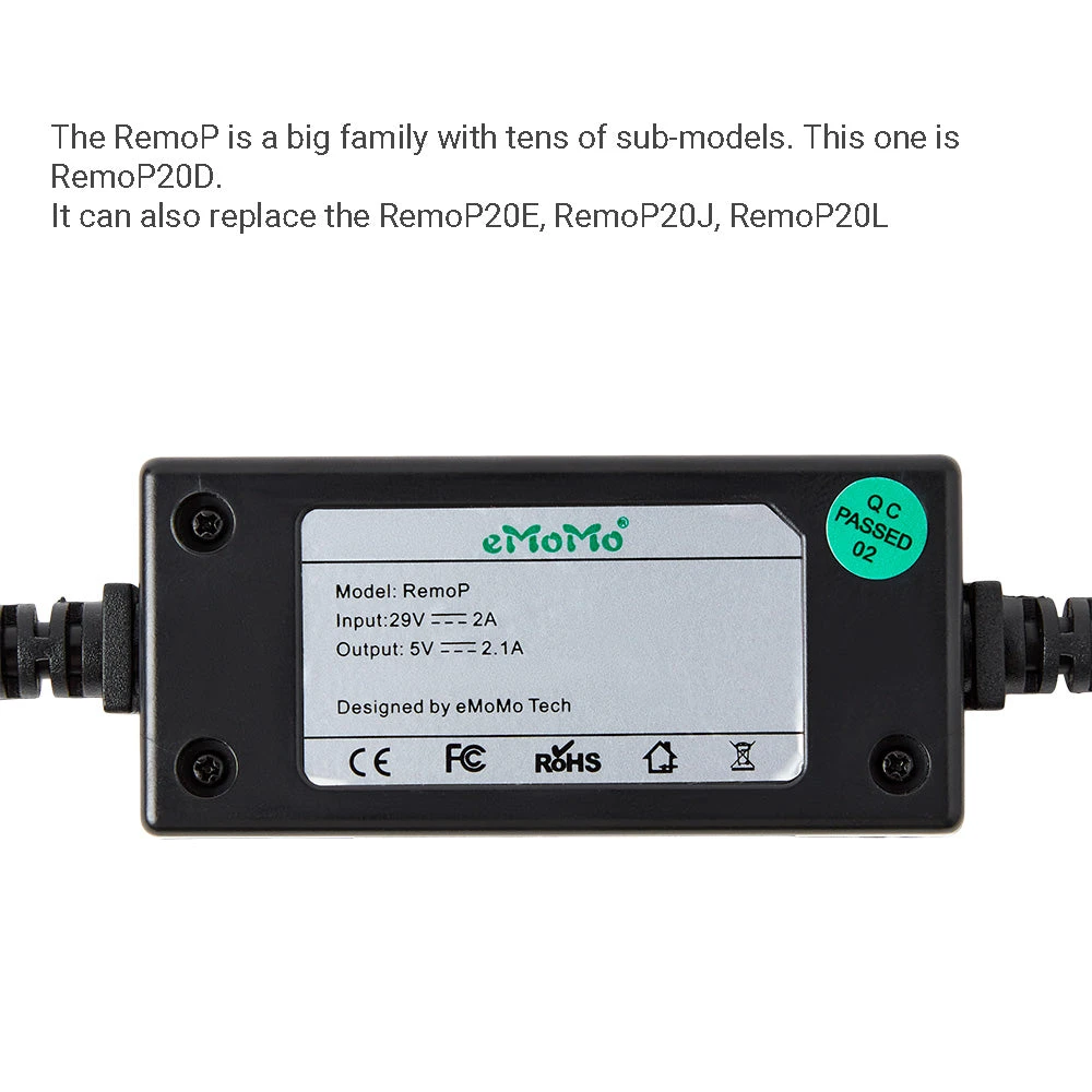 EMoMo RemoP20D 2 Button Switch With USB Charging Port 5 EMoMo RemoP20D 2 Button Switch With USB Charging Port - Image 3