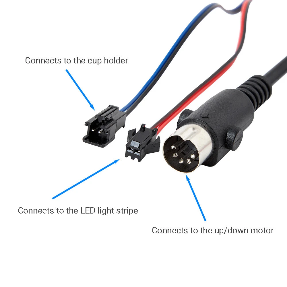 EMoMo RemoP4043F2 Switch For Recliner Lift Chair Home Theater Chair 3 Button 7 EMoMo RemoP4043F2 Switch For Recliner Lift Chair Home Theater Chair 3 Button - Image 5