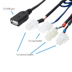 EMoMo E202A-L Junction Box For Home Theater Chair -Tool Discount Store 0361