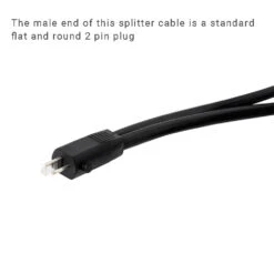 2 Pin Splitter Y Cable Male To Semi-circular 2-pin Female Plug With Lock Buckle 9 2 Pin Splitter Y Cable Male To Semi-circular 2-pin Female Plug With Lock Buckle -Tool Discount Store 0379 c0542266 3daa 4dfa 9680 527e726c0b71