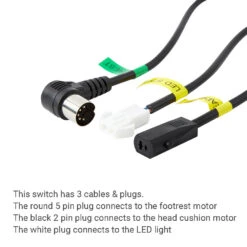 23300080X000(B) Recliner Side Switch 7 Button With USB -Tool Discount Store 0390