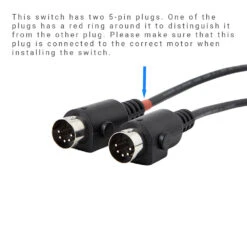 KDH104B-001 4 Button Switch For Power Recliner Or Lift Chair With Dual 5 Pin Plug 7 KDH104B-001 4 Button Switch For Power Recliner Or Lift Chair With Dual 5 Pin Plug -Tool Discount Store 0425