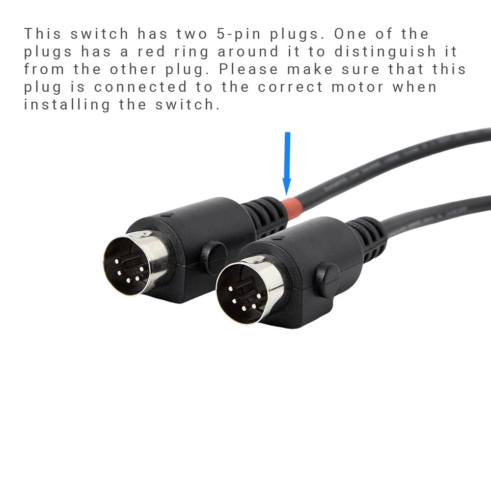 KDH104B-001 4 Button Switch For Power Recliner Or Lift Chair With Dual 5 Pin Plug 5 KDH104B-001 4 Button Switch For Power Recliner Or Lift Chair With Dual 5 Pin Plug - Image 3