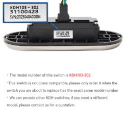 KDH103-302 2 Button Switch For Power Recliner Or Lift Chair 8 KDH103-302 2 Button Switch For Power Recliner Or Lift Chair -Tool Discount Store 0438