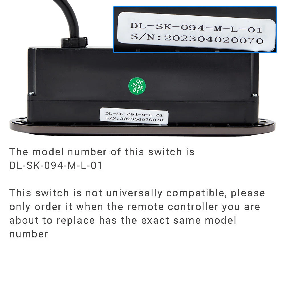 DL-SK-094-M-L-01 6 Button Switch For Power Recliner Or Lift Chair With USB 4 DL-SK-094-M-L-01 6 Button Switch For Power Recliner Or Lift Chair With USB - Image 2