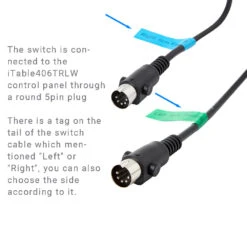 EMoMo 7 Button Switch For Sofa With ITable406TRLWD Control Panel -Tool Discount Store 0466