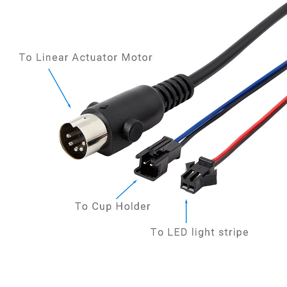 EMoMo HX90NCLU Switch For Recliner/Lift Chairs With 5 Button 3 Plug And USB 6 EMoMo HX90NCLU Switch For Recliner/Lift Chairs With 5 Button 3 Plug And USB - Image 4