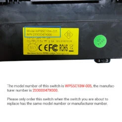 WPS5C10W-005 23300047X000 5 Button Switch For Recliner Lift Chair -Tool Discount Store 1 4b89c8c2 68f1 4254 9c04 f8222689e2f3