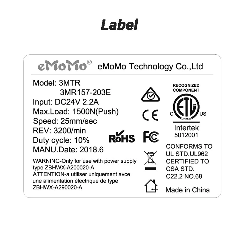 EMoMo 3MR157-203E Linear Actuator 4 EMoMo 3MR157-203E Linear Actuator - Image 2