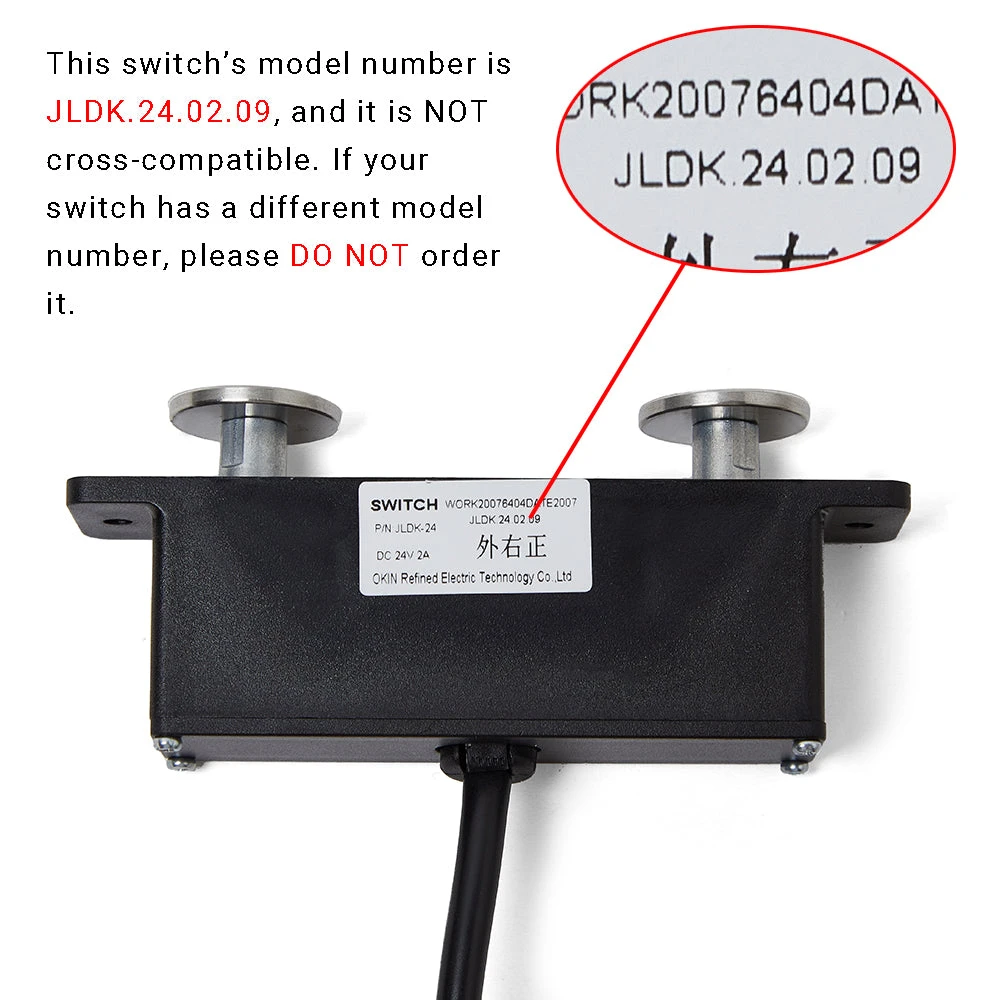 OKIN JLDK.24.02.09 Recliner Switch 2 Button 4 OKIN JLDK.24.02.09 Recliner Switch 2 Button - Image 2
