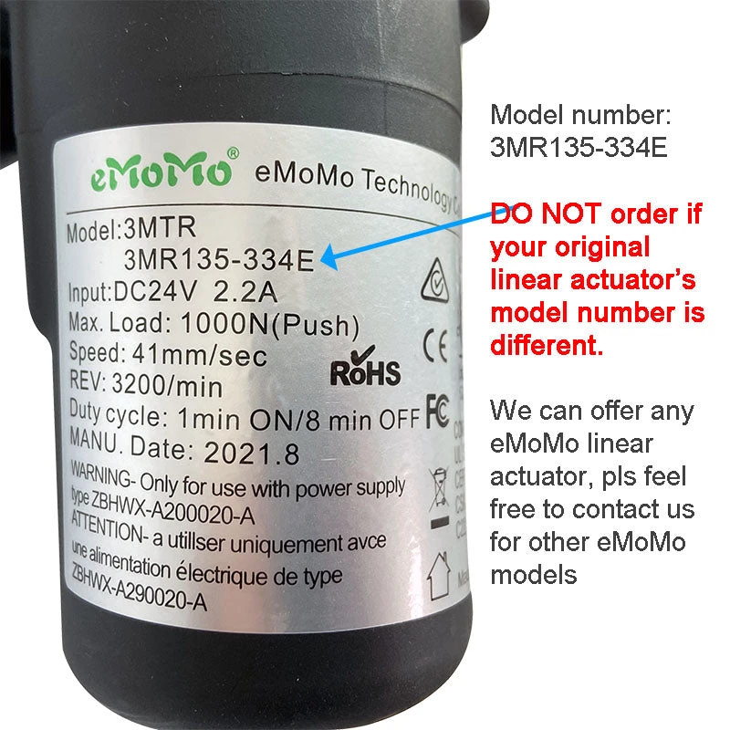 EMoMO 3MR135-334E Linear Actuator 4 EMoMO 3MR135-334E Linear Actuator - Image 2