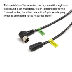 RMT R22231010050 5 Button Switch For Recliner Lift Chair -Tool Discount Store 3X4A1985 590f603f 3c8e 46cb b398 8b013c708887