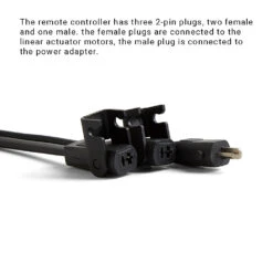 6-button Remote Controller With Three*2-pin Plugs For Dual 2-pin Motor Recliner/lift Chair 11 6-button Remote Controller With Three*2-pin Plugs For Dual 2-pin Motor Recliner/lift Chair -Tool Discount Store 3X4A3430