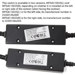 RMT WPS4C10025 4 Button Switch W/ USB Backlit For Recliner Lift Chair 9 RMT WPS4C10025 4 Button Switch W/ USB Backlit For Recliner Lift Chair -Tool Discount Store 3X4A8731