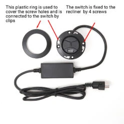 RMT Round 2 Button Switch W/ USB Backlit For Recliner Lift Chair 8 RMT Round 2 Button Switch W/ USB Backlit For Recliner Lift Chair -Tool Discount Store 3X4A8766