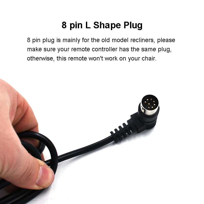 2 Button 8 Pin Remote Hand Controller For Power Recliner Lift Chair 4 2 Button 8 Pin Remote Hand Controller For Power Recliner Lift Chair - Image 3