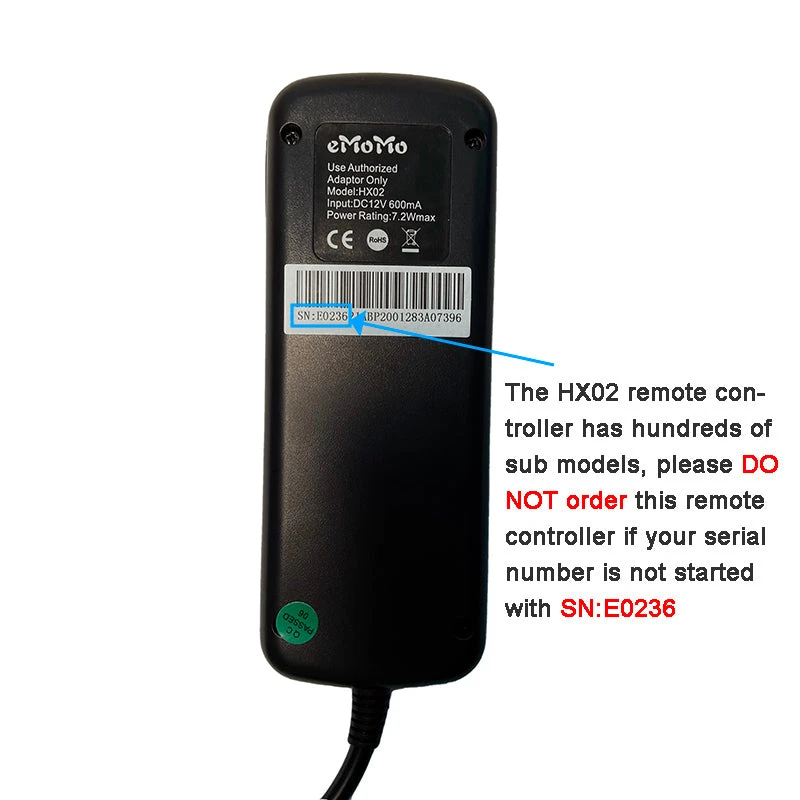 EMoMo HX0236 Remote Controller For Recliner Lift Chair 5 EMoMo HX0236 Remote Controller For Recliner Lift Chair - Image 3