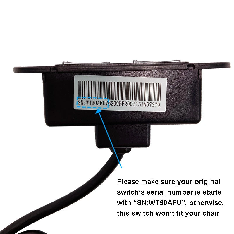 EMoMo HX90AFU Recliner Switch 2 Button 5 Pin With USB Port 6 EMoMo HX90AFU Recliner Switch 2 Button 5 Pin With USB Port - Image 4