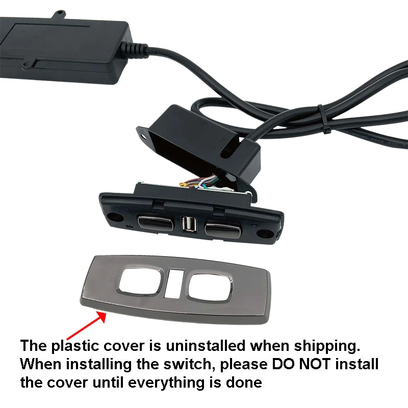 KDH120-005 4 Buttons Side Switch With USB For Recliner/Lift Chair 5 KDH120-005 4 Buttons Side Switch With USB For Recliner/Lift Chair - Image 3