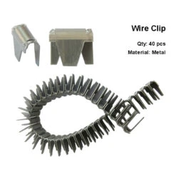 Saggy Sofa Repair Kit Zig-Zag Spring Paper Wrapped Balance Wire 33ft + 40 Clips -Tool Discount Store 4801001500 246681299