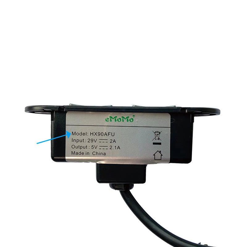 EMoMo HX90AFU Recliner Switch 2 Button 5 Pin With USB Port 4 EMoMo HX90AFU Recliner Switch 2 Button 5 Pin With USB Port - Image 2