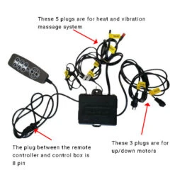 MLSK91-A1 Remote Controller For Recliner Chairs 11 Buttons 8 Pin Plug W/USB & Control Box -Tool Discount Store 4 8b1064ad 7f8f 4bb2 989d ea8486087424