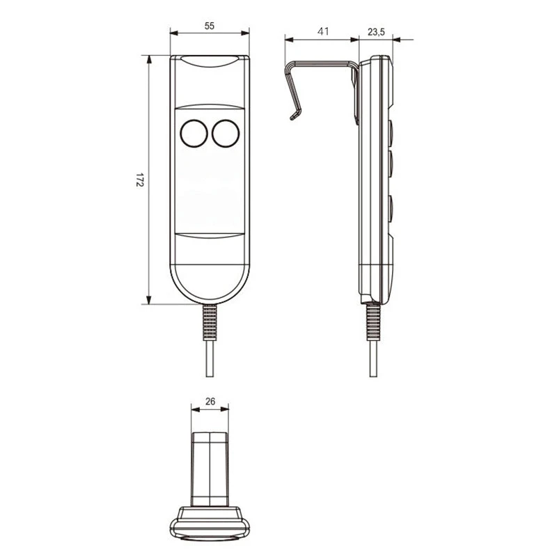 Universal 2 Button 5 Pin Remote Controller For Lifting Chair Replacement Recliner Switch 7 Universal 2 Button 5 Pin Remote Controller For Lifting Chair Replacement Recliner Switch - Image 5