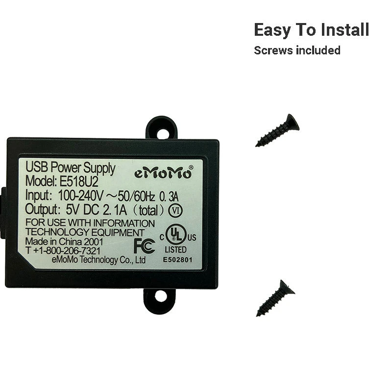 Furniture Mount Dual USB Charging Port- 5V 2A 7 Furniture Mount Dual USB Charging Port- 5V 2A - Image 5