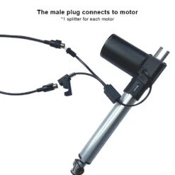 5 Pin Sync Control Y Splitter Cable For Linear Actuators 39inch Remoter To 2 Actuators -Tool Discount Store 5 d3cf0797 00c5 4140 bbc2 bd4586d96c60