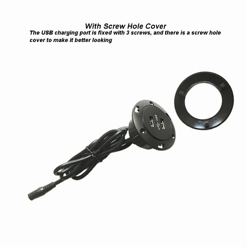 DIY Mounted Furniture USB Charging Port 5V 2A Dual USB With Power Adapter 8 DIY Mounted Furniture USB Charging Port 5V 2A Dual USB With Power Adapter - Image 6