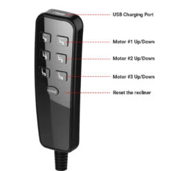 8 Pin Remote Controller Suitable For 3 Motors Recliner Lift Chair - With USB -Tool Discount Store ControlPanel