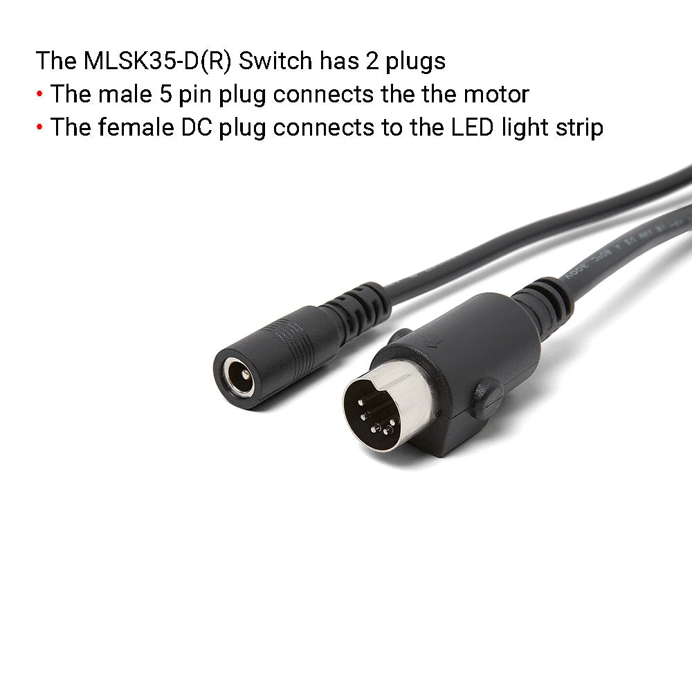 MLSK35-D(R) 5-Button Switch For Power Recliner Chairs W/ USB 6 MLSK35-D(R) 5-Button Switch For Power Recliner Chairs W/ USB - Image 4