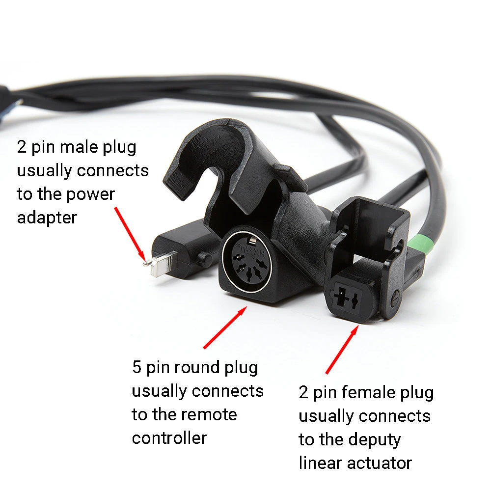 Linear Actuator 4 Way 3 Splitter Cable - 19.5in 4 Linear Actuator 4 Way 3 Splitter Cable - 19.5in - Image 2