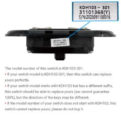 KDH103-301 2 Button Switch For Power Recliner Or Lift Chair 7 KDH103-301 2 Button Switch For Power Recliner Or Lift Chair -Tool Discount Store IMG 0821