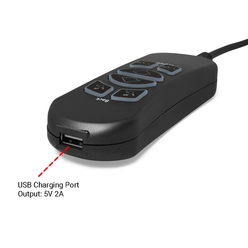 MLSK89-A2 6 Button 5 Pin Remote Controller For Recliner W/USB Charging Port & Backlit 6 MLSK89-A2 6 Button 5 Pin Remote Controller For Recliner W/USB Charging Port & Backlit - Image 4