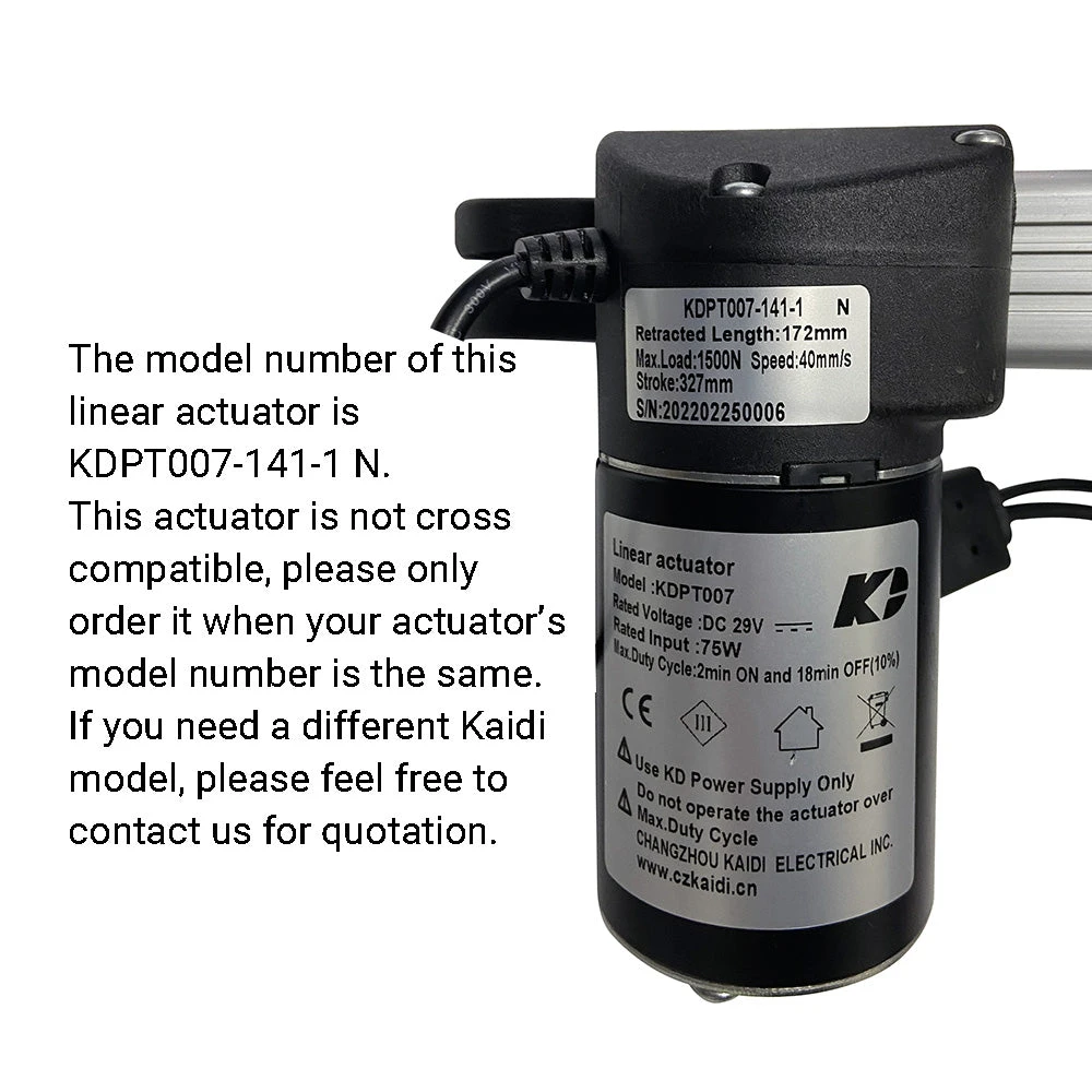 Kaidi KDPT007-141-1 N Linear Actuator Motor For Recliner 5 Kaidi KDPT007-141-1 N Linear Actuator Motor For Recliner - Image 3