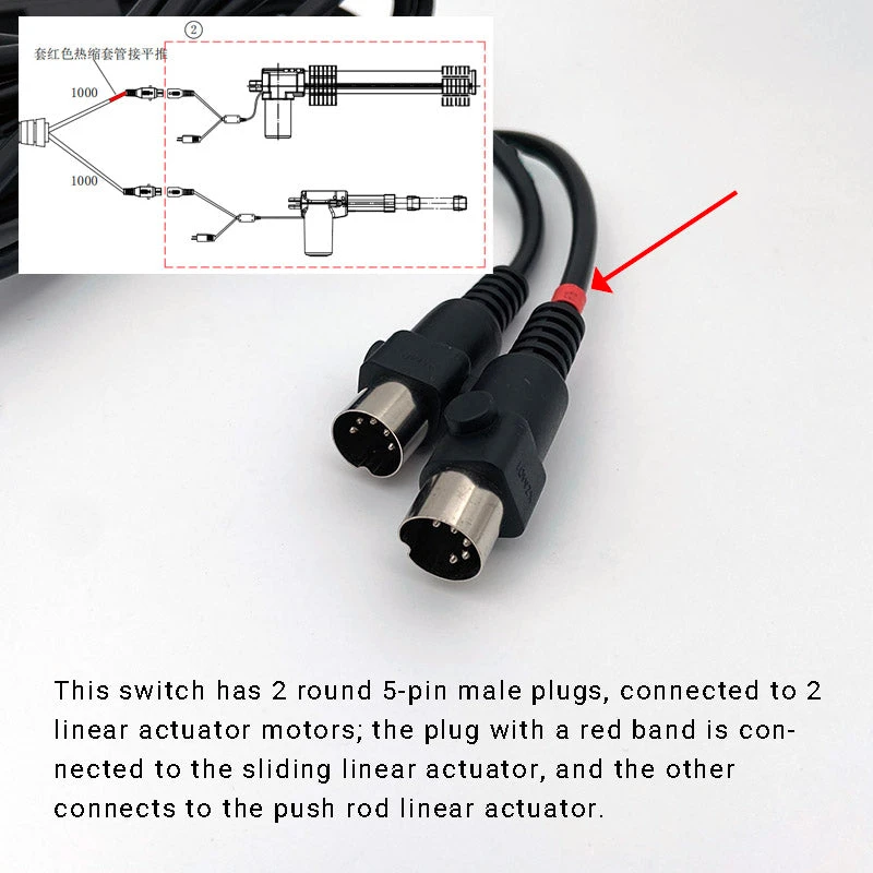 EMoMo HX90EU Switch For Recliner Lift Chair 4 Button With USB 5 EMoMo HX90EU Switch For Recliner Lift Chair 4 Button With USB - Image 3