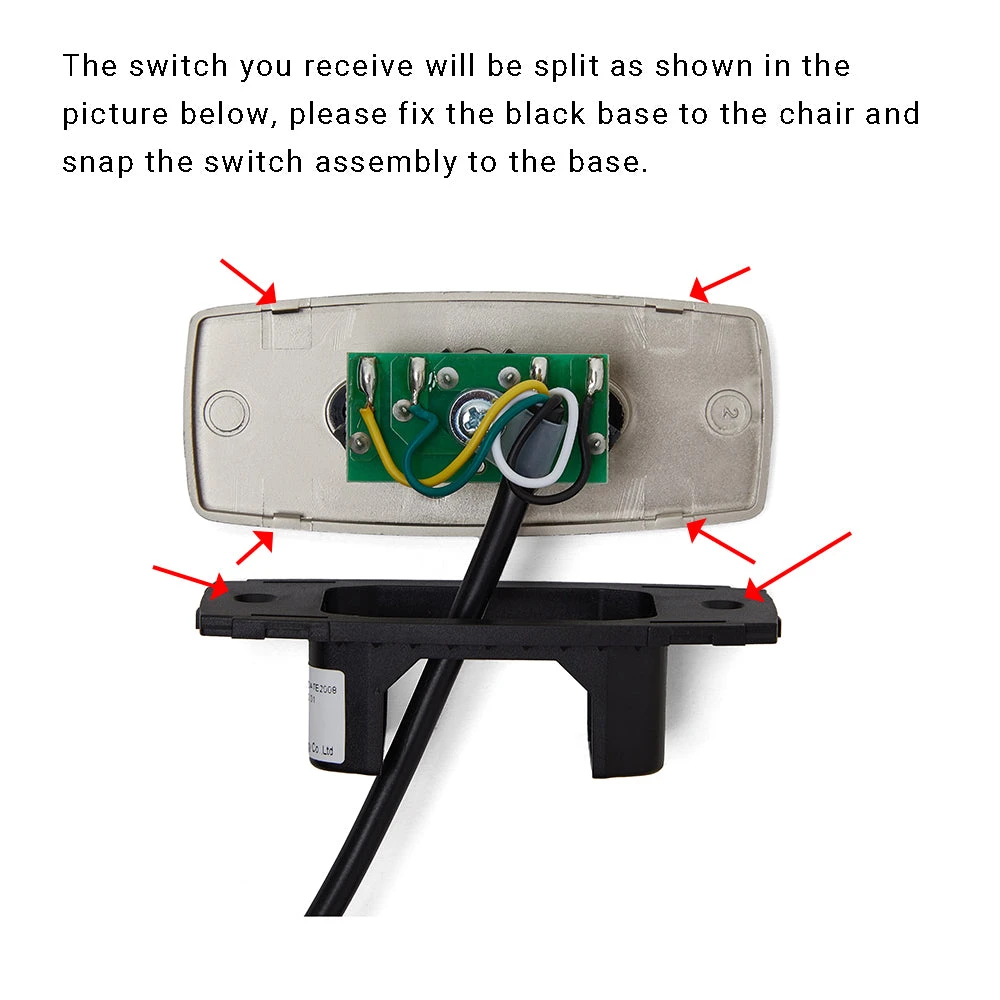 OKIN JLDK.59.02.01 2 Button Recliner Switch 5 OKIN JLDK.59.02.01 2 Button Recliner Switch - Image 3