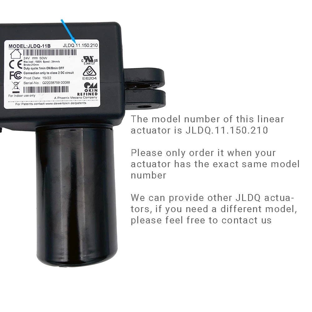 OKIN JLDQ.11.150.210 Linear Actuator For Recliner/Lift Chair 4 OKIN JLDQ.11.150.210 Linear Actuator For Recliner/Lift Chair - Image 2