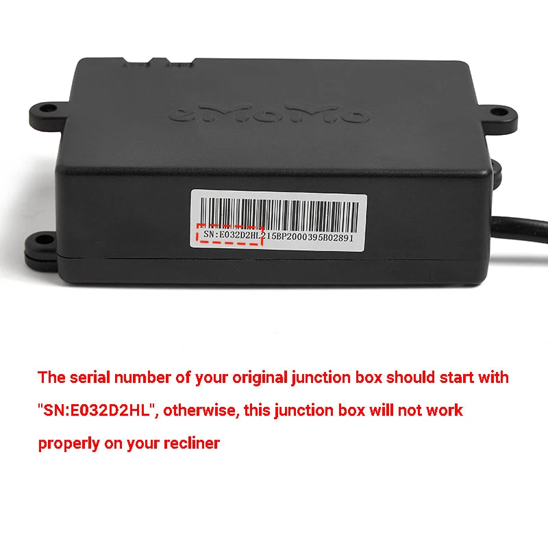 EMoMo Heat And Vibration Massage Junction Box For Recliner SN:E032D2HL 6 EMoMo Heat And Vibration Massage Junction Box For Recliner SN:E032D2HL - Image 4