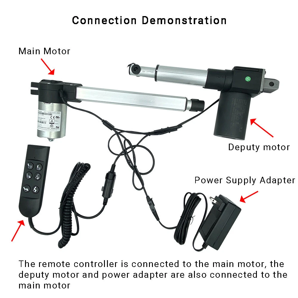 6 Button 5 Pin Remote Handset Controller For Recliners/Lift Chairs With 2 Motors 7 6 Button 5 Pin Remote Handset Controller For Recliners/Lift Chairs With 2 Motors - Image 5